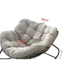 Nest Rattan Weaving Rocking Chair Leisure Sofa Home Balcony Single Lazy Sofa Rocking Chair Rattan Chair Can Sleep